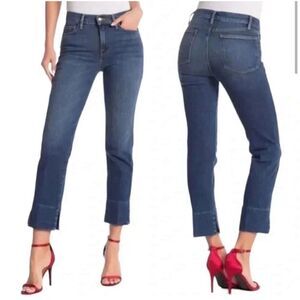 FRAME Denim Le High Straight Jeans Ardmore Big cuff Hem Size 24